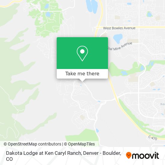 Mapa de Dakota Lodge at Ken Caryl Ranch