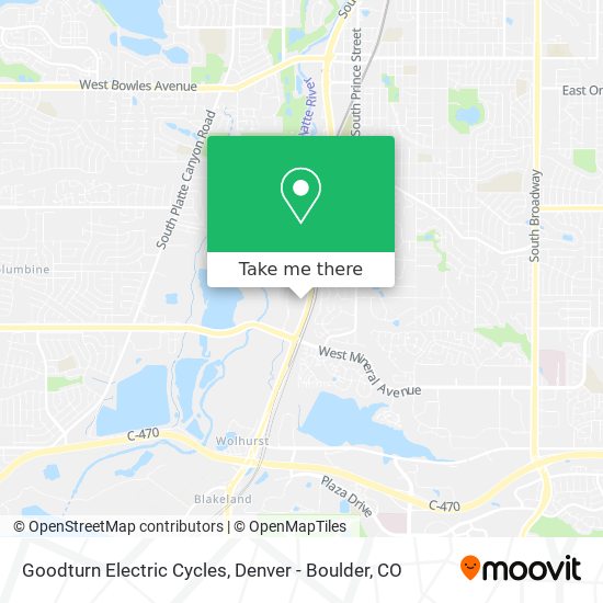 Mapa de Goodturn Electric Cycles