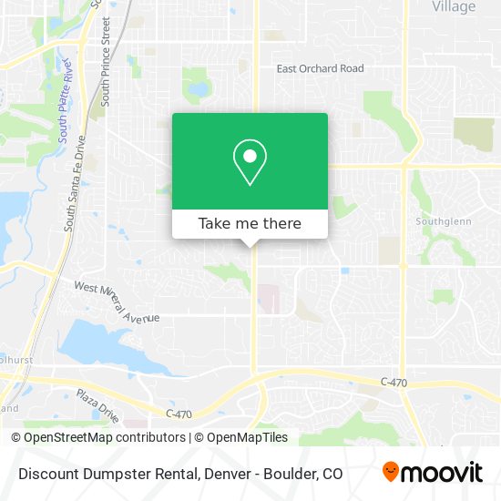 Mapa de Discount Dumpster Rental