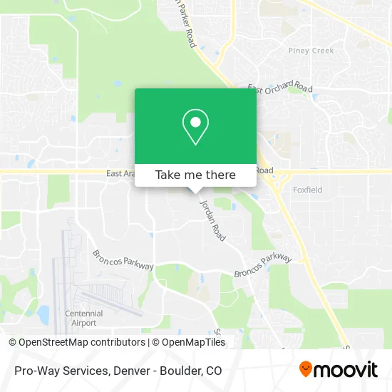 Pro-Way Services map