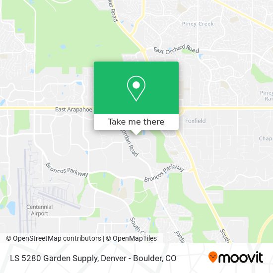 Mapa de LS 5280 Garden Supply