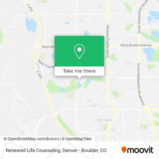 Renewed Life Counseling map