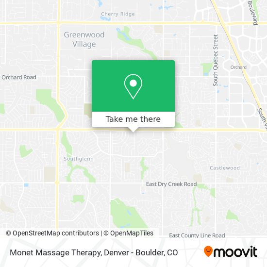 Mapa de Monet Massage Therapy