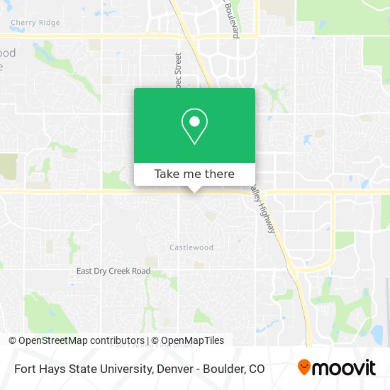 Fort Hays State University map