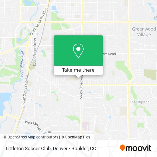 Littleton Soccer Club map