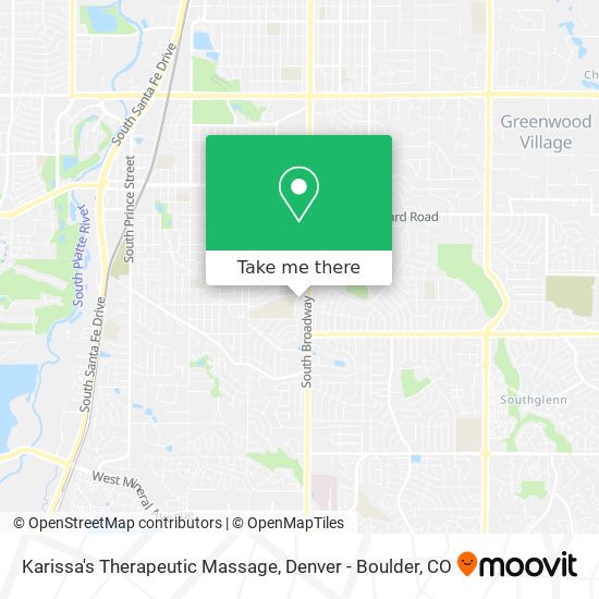 Mapa de Karissa's Therapeutic Massage