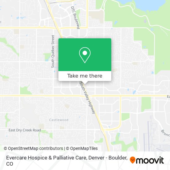 Evercare Hospice & Palliative Care map