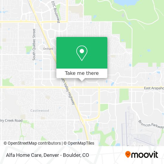 Alfa Home Care map