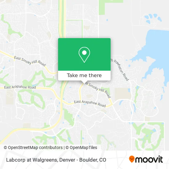 Labcorp at Walgreens map