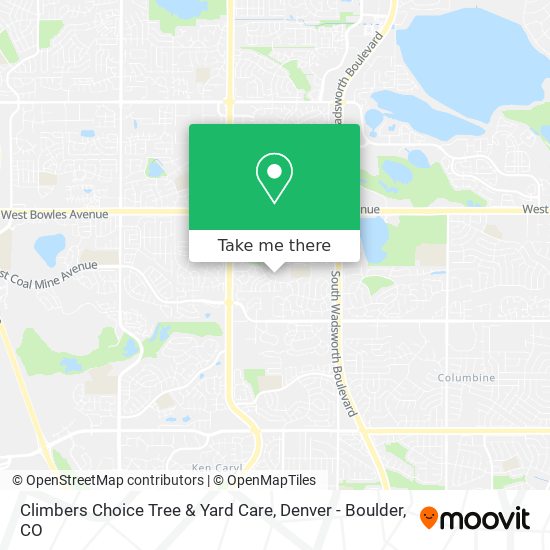 Climbers Choice Tree & Yard Care map