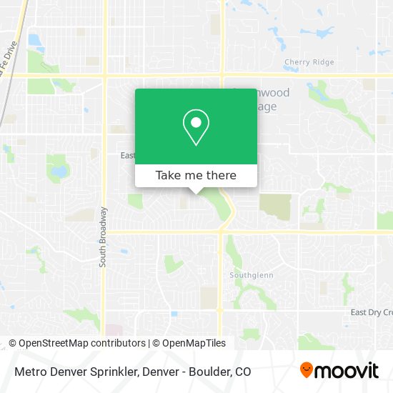 Metro Denver Sprinkler map