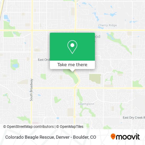 Colorado Beagle Rescue map