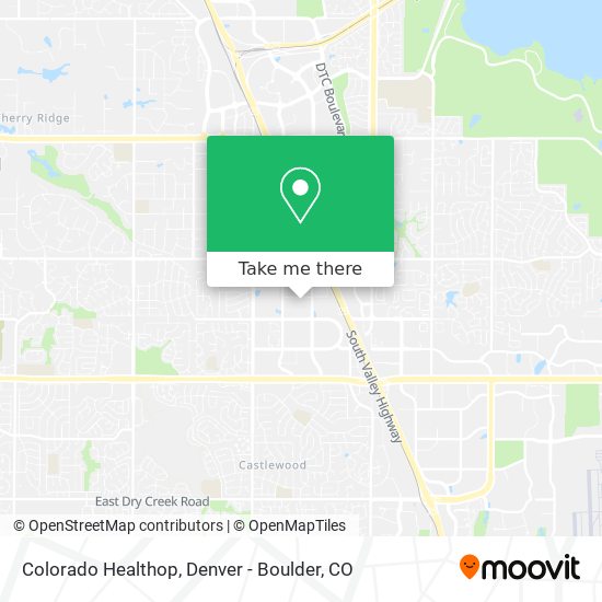 Mapa de Colorado Healthop