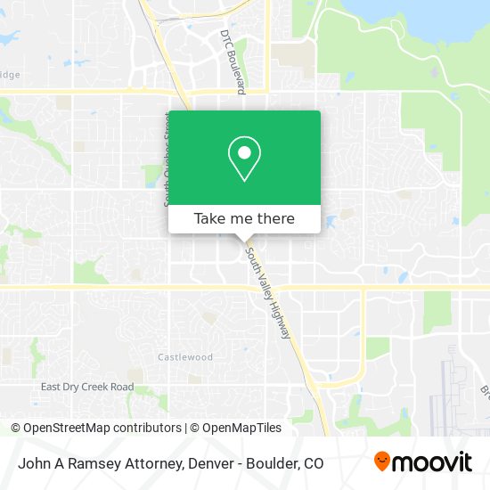 John A Ramsey Attorney map