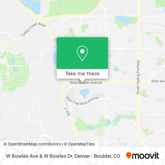 Mapa de W Bowles Ave & W Bowles Dr