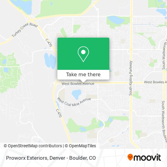 Proworx Exteriors map