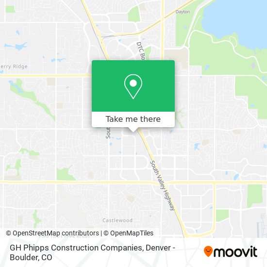 GH Phipps Construction Companies map