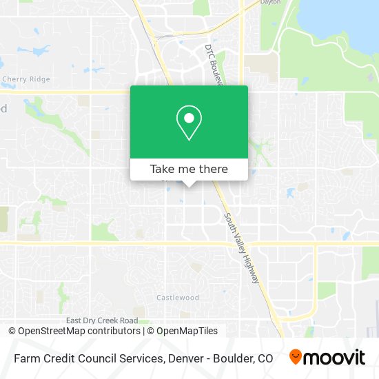 Farm Credit Council Services map