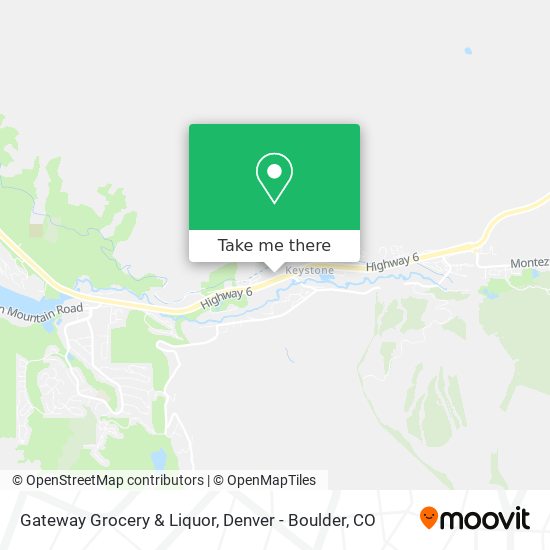 Mapa de Gateway Grocery & Liquor