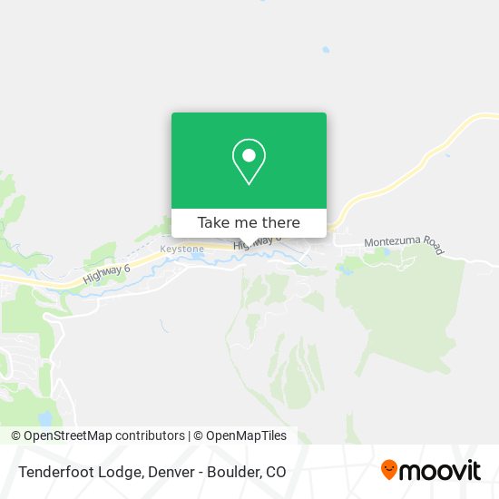 Mapa de Tenderfoot Lodge