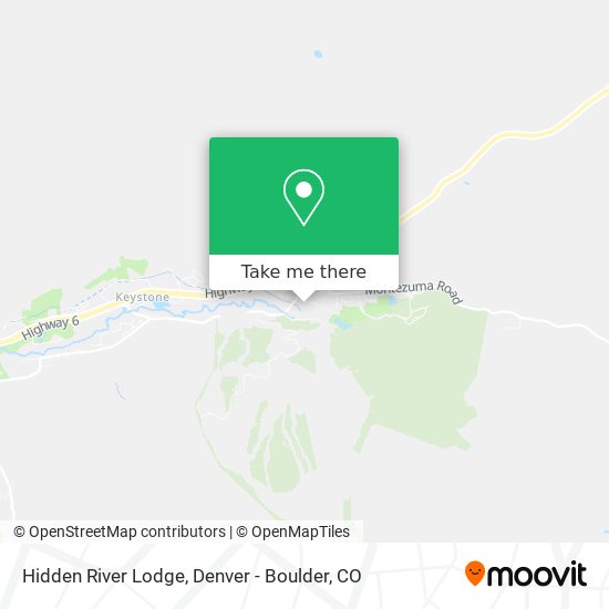 Hidden River Lodge map