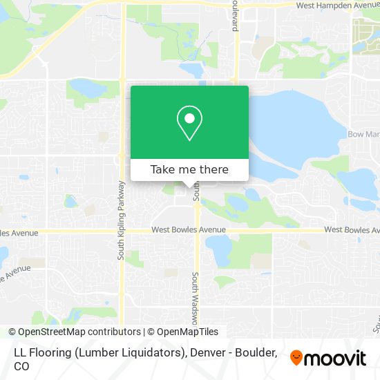 Mapa de LL Flooring (Lumber Liquidators)