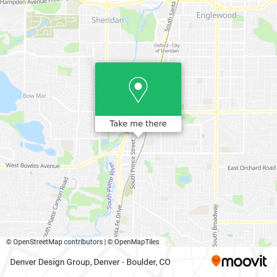 Mapa de Denver Design Group