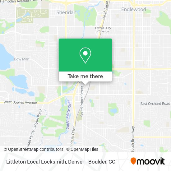 Littleton Local Locksmith map