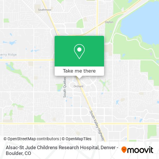 Alsac-St Jude Childrens Research Hospital map