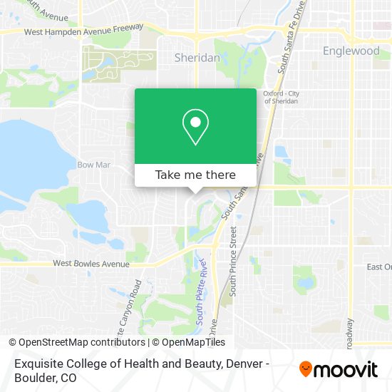 Exquisite College of Health and Beauty map