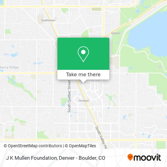 J K Mullen Foundation map