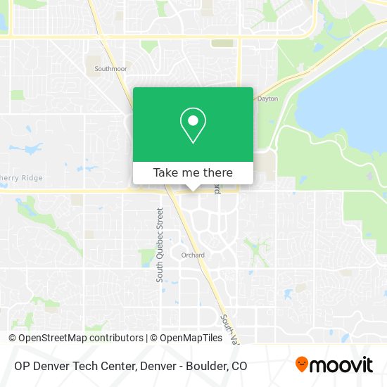 OP Denver Tech Center map