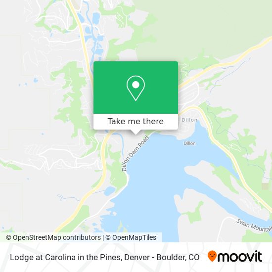 Lodge at Carolina in the Pines map