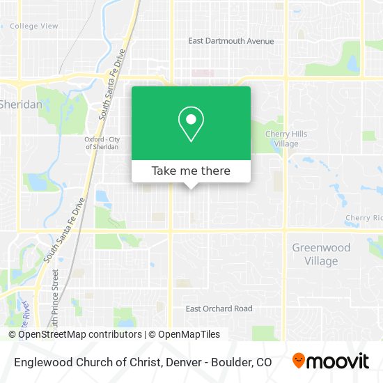 Englewood Church of Christ map