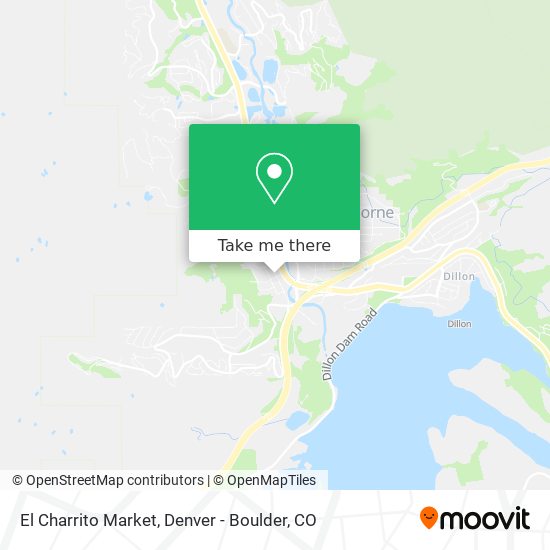 Mapa de El Charrito Market
