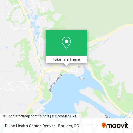 Dillon Health Center map