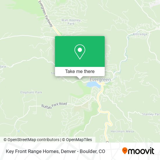 Key Front Range Homes map