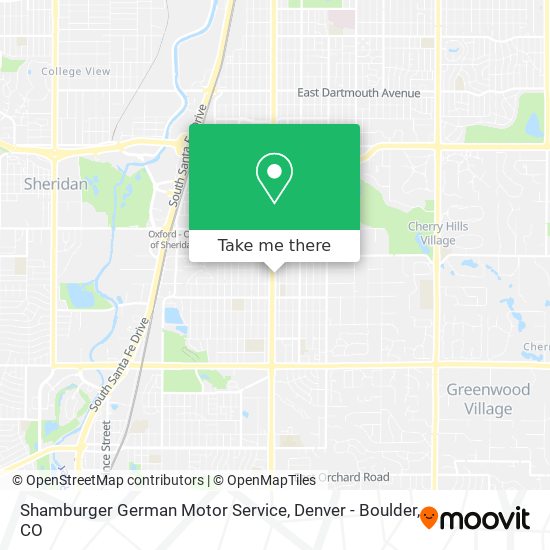 Shamburger German Motor Service map