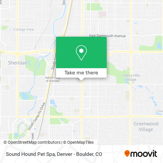 Sound Hound Pet Spa map