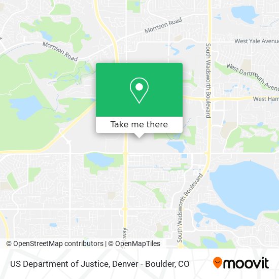Mapa de US Department of Justice