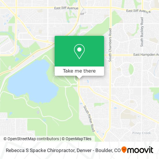 Mapa de Rebecca S Spacke Chiropractor