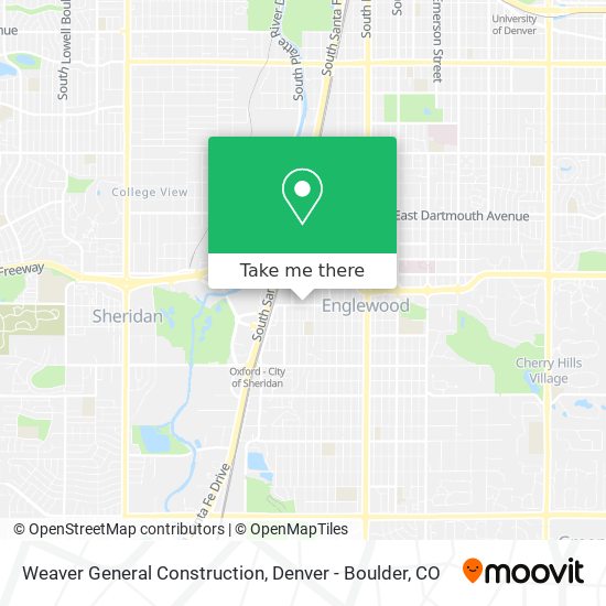 Weaver General Construction map