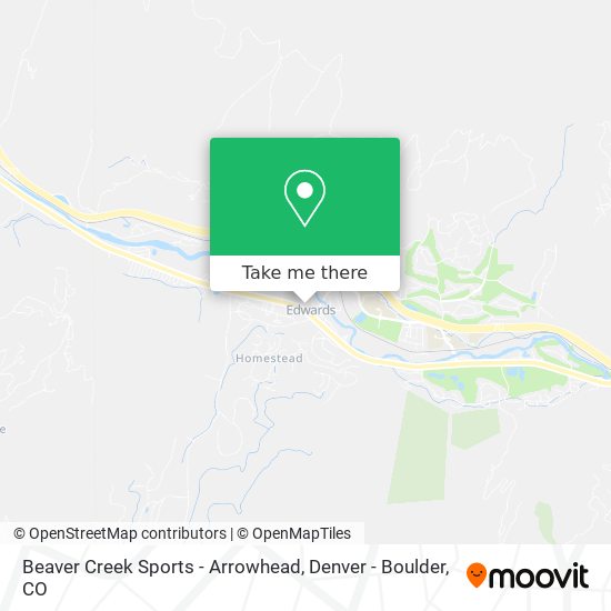 Mapa de Beaver Creek Sports - Arrowhead