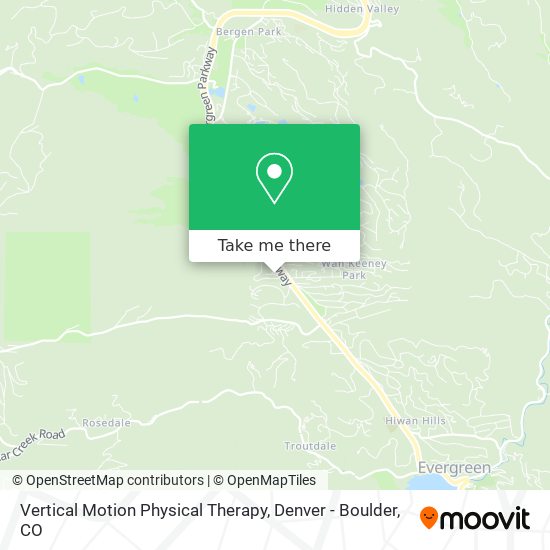 Mapa de Vertical Motion Physical Therapy