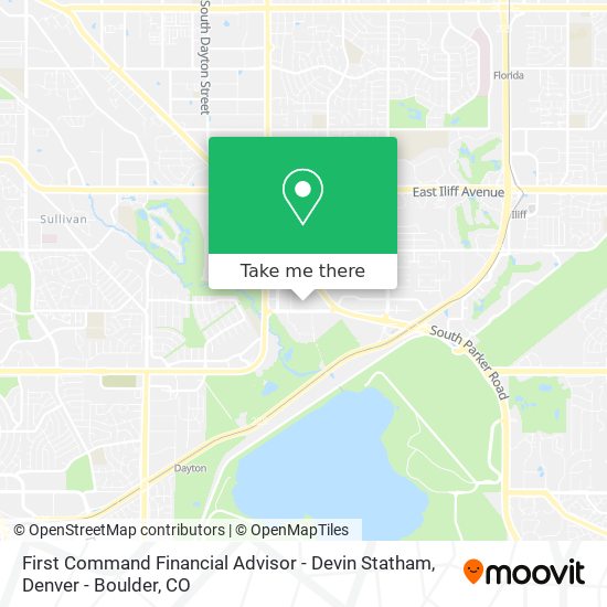 First Command Financial Advisor - Devin Statham map