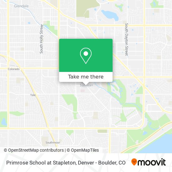 Mapa de Primrose School at Stapleton