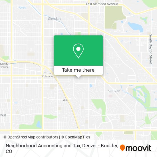 Neighborhood Accounting and Tax map