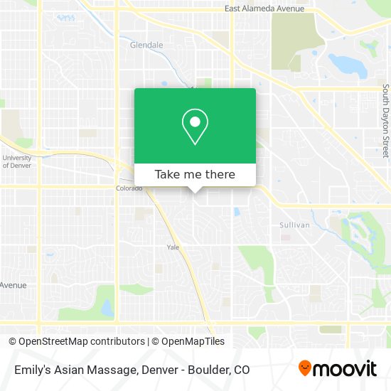 Mapa de Emily's Asian Massage