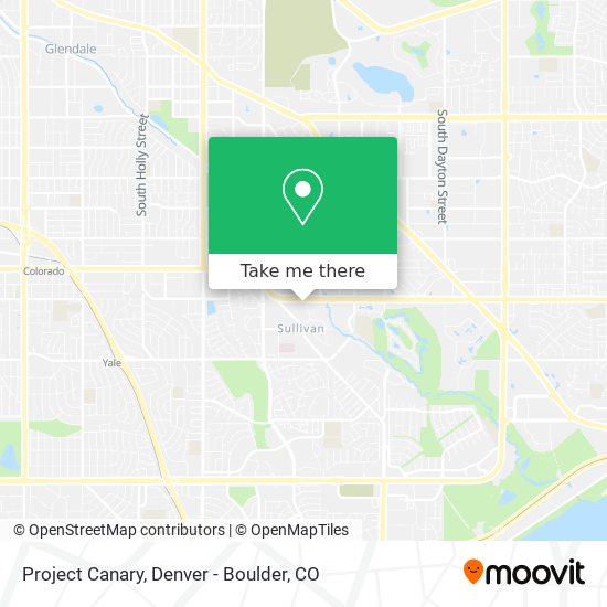Project Canary map