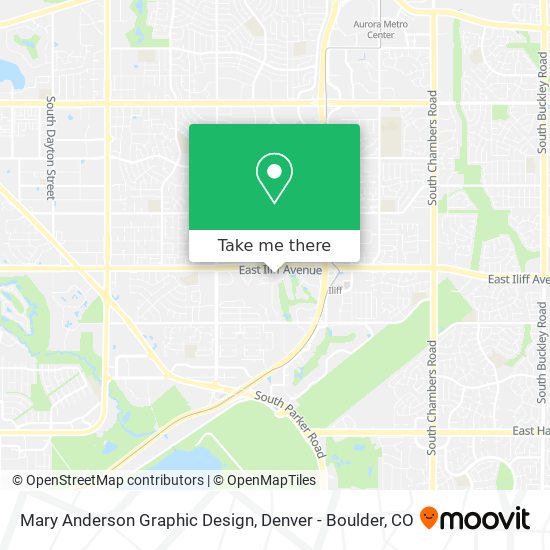Mary Anderson Graphic Design map